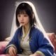 17c tv 主编陈晓媛头像，专注视频平台内容研究的女性编辑，职业形象照