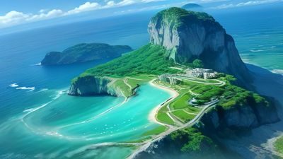17c tv 生活娱乐频道封面，轻松生活场景，美食旅行休闲画面拼贴